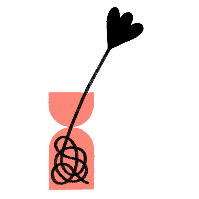 wove flower illustration